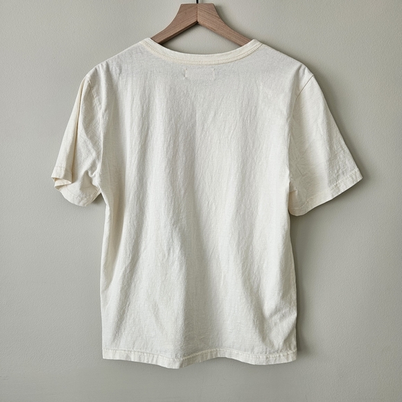 Imogene + Willie White I Love LA I Heart LA Short Sleeve Unisex T-Shirt - Picture 7 of 9